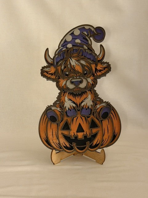 Highland Pumpkin Cow