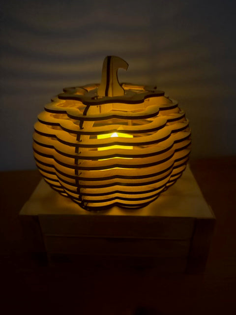 Lighted Pumpkin